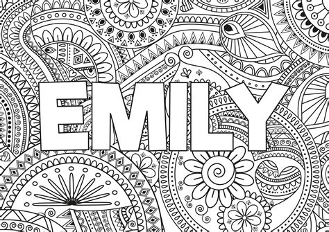 emily coloring pages