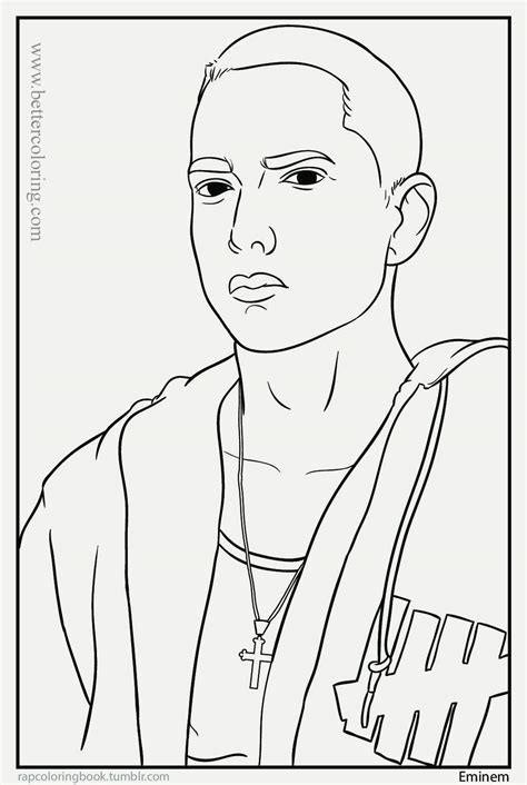 eminem coloring pages