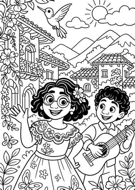 encanto colouring book