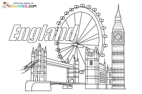 england coloring pages