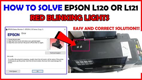 epson l120 setting error