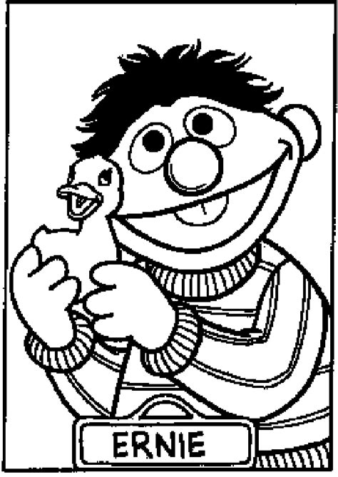 ernie coloring pages