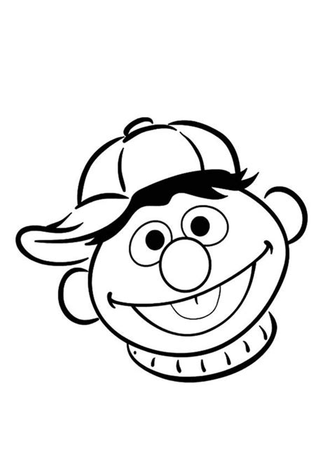 ernie coloring pages