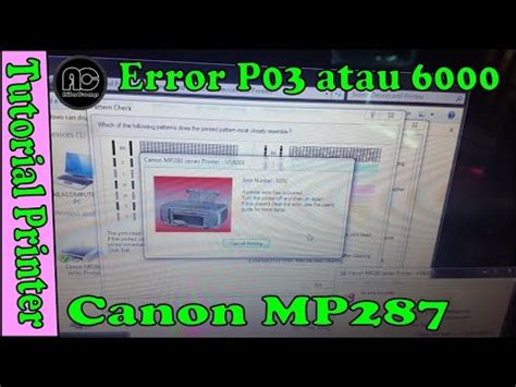 error p03 canon mp287
