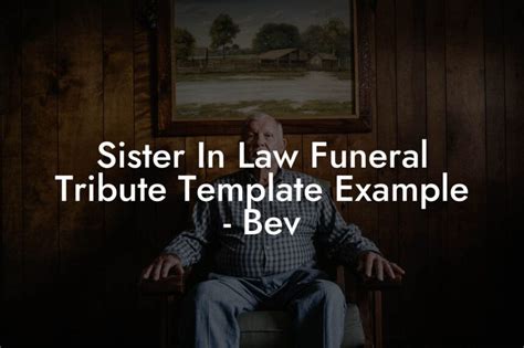eulogy examples sister in law