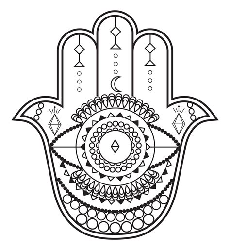 evil eye coloring pages