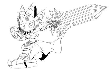 excalibur sonic coloring pages