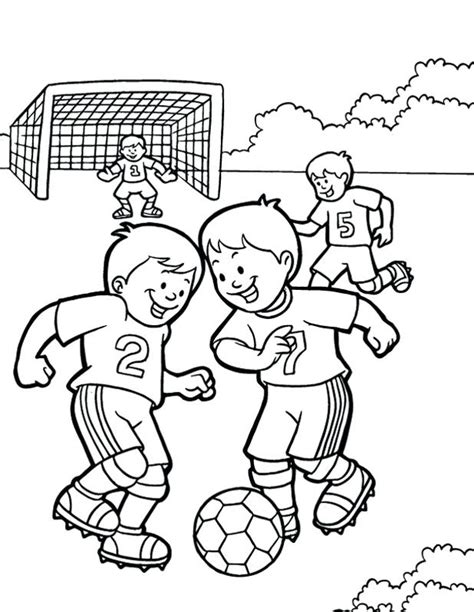 exercise coloring pages for preschoolers