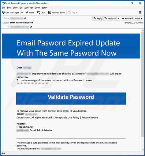 expired email