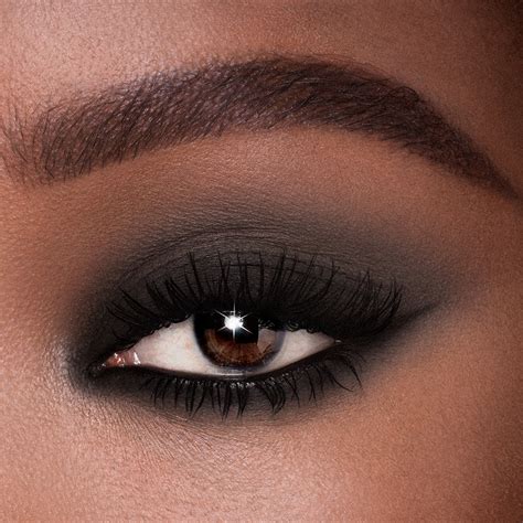 Eye makeup black bold