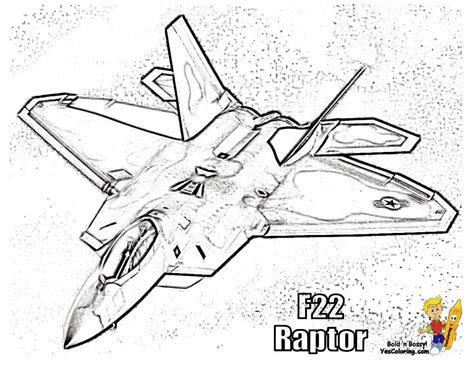 f22 raptor coloring pages
