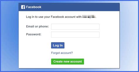 Login Facebook