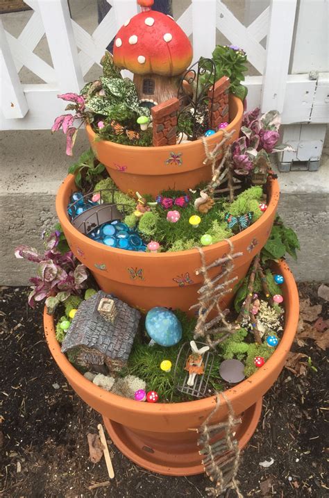 fairy garden ideas in pots
