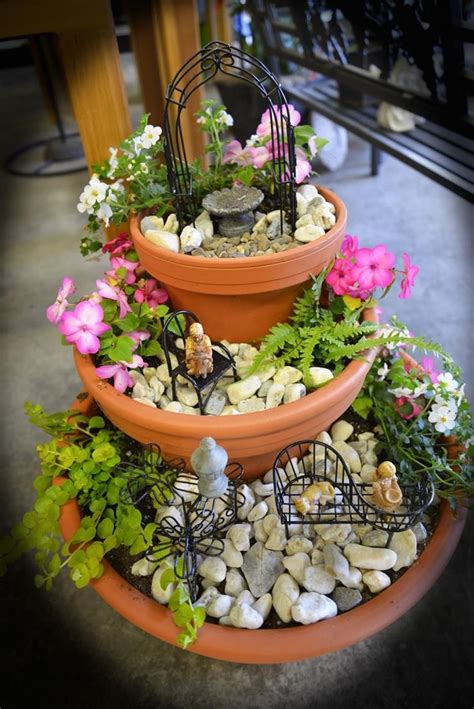 fairy garden ideas in pots