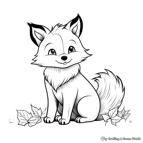 fall animal coloring pages