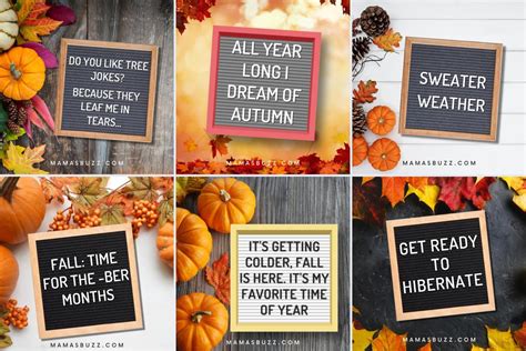 fall quotes for letter board