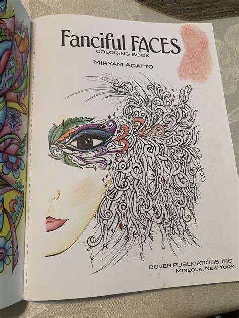 fanciful faces coloring book