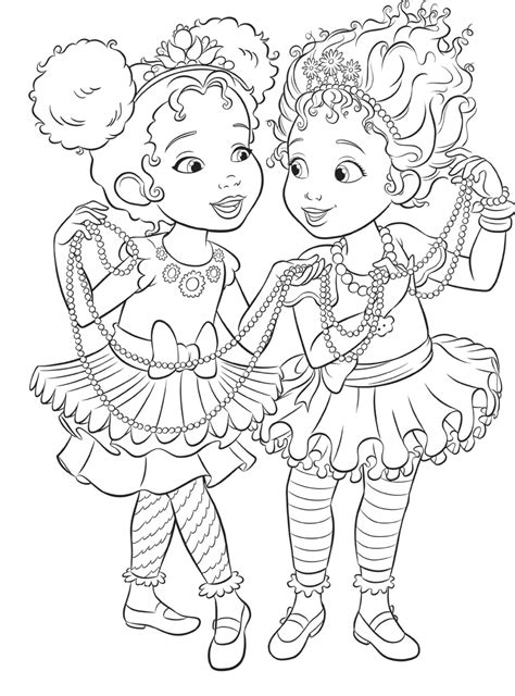fancy nancy coloring pages free