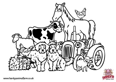 farm animal coloring pages to print out