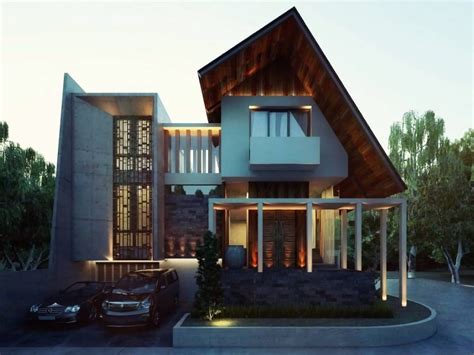 fasad rumah modern