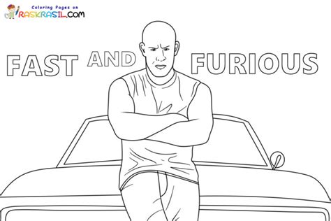 fast and furious coloring pages