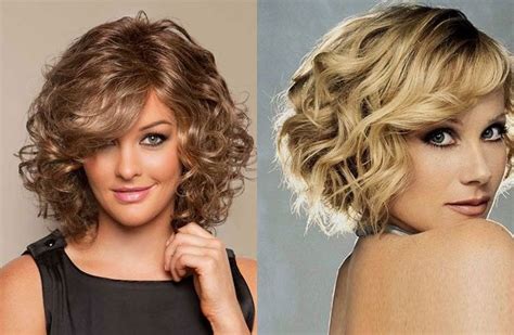 feather cut for curly short hair