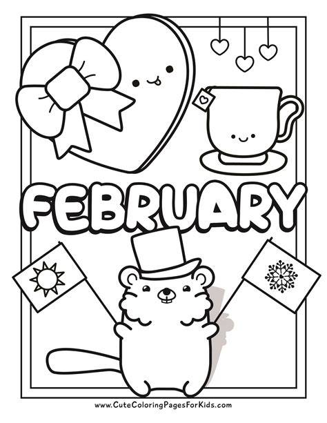 febuary coloring pages