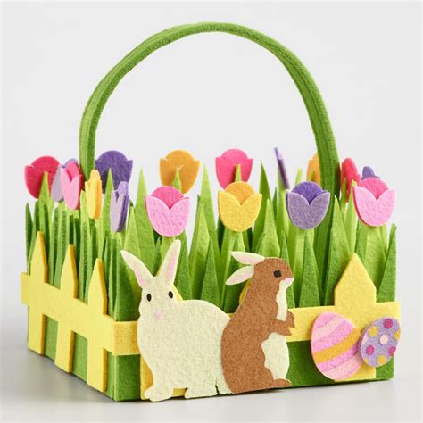 felt easter basket