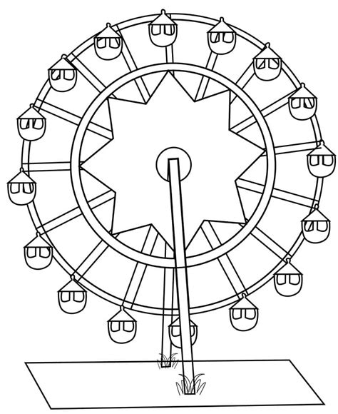 ferris wheel coloring pages