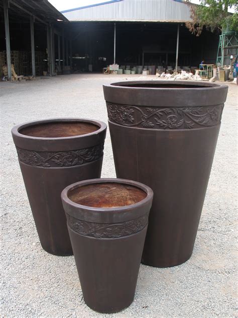 fiberglass flower pots