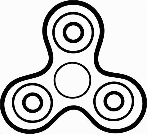 fidget spinner coloring pages