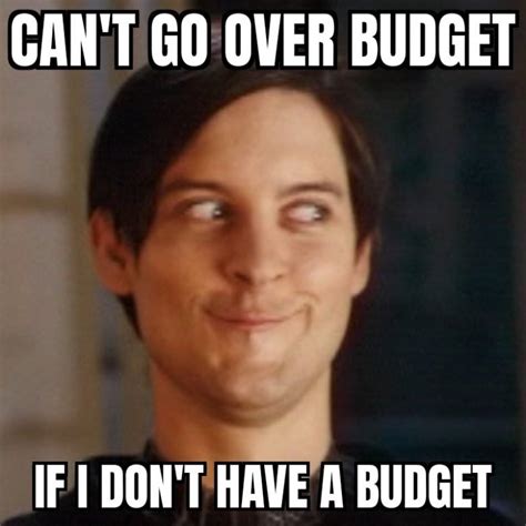 finance meme about budgeting