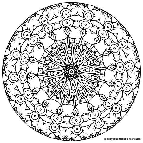 finished mandala coloring pages
