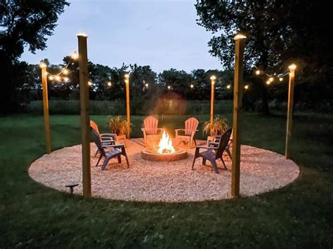 fire pit light ideas