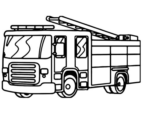 fire truck printable
