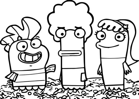 fish hooks coloring pages