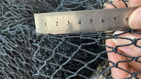 Fish netting length and width