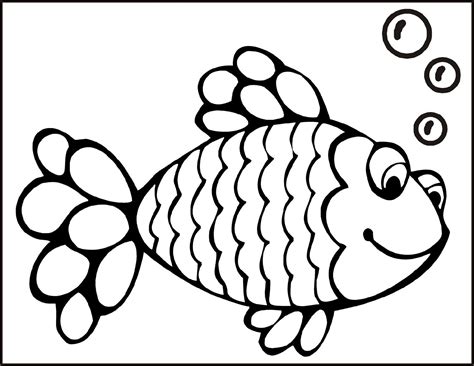 fish pictures to colour in free