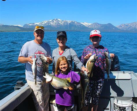 Fishing licenses on Lake Tahoe