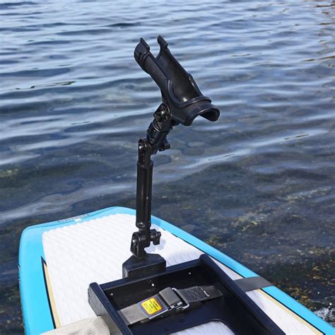 Fishing rod holders for paddle boards