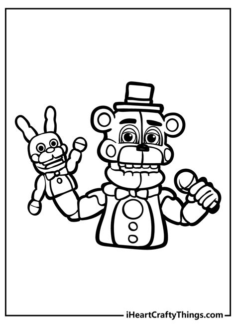 five nights at freddy's coloring pages