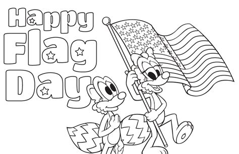 flag day coloring sheets