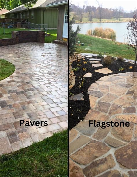 flagstone vs pavers