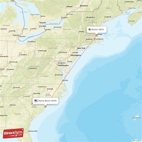 flights boston to myrtle beach south carolina