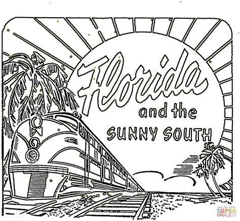 florida coloring pages