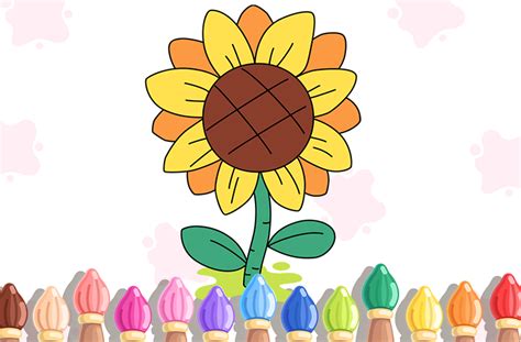flower coloring games online