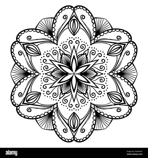 flower mandala colored