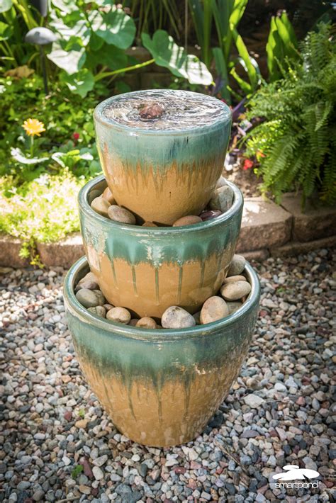 flower pot water fountain