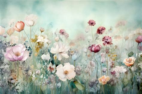 flower wallpaper mural