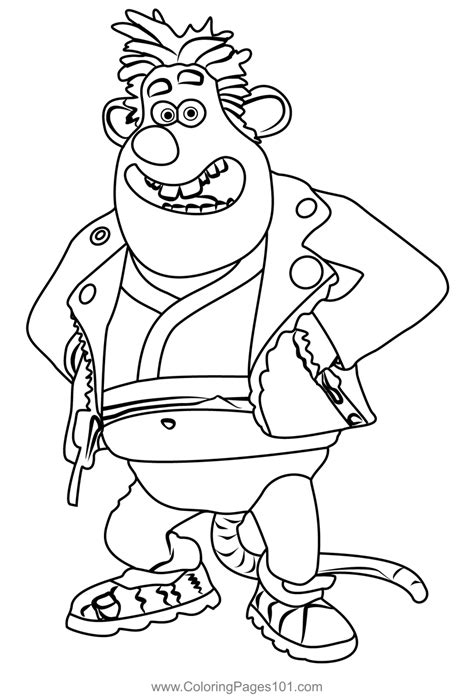 flushed away coloring pages